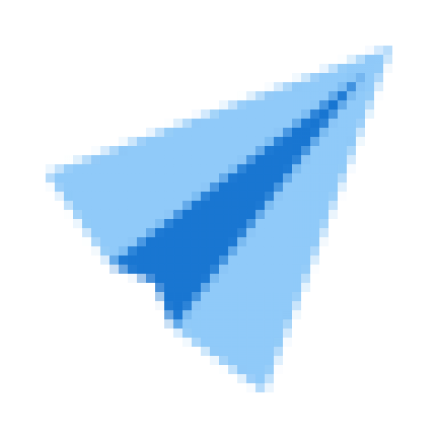 icono enviar azul